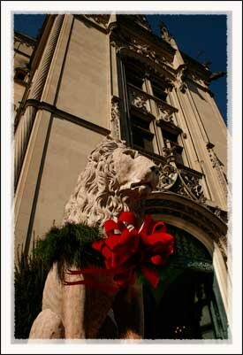 Close up of the Biltmore House in Asheville NC