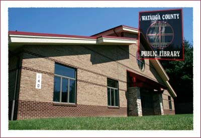 Watauga County Public Library in Downtown Boone North Carolina