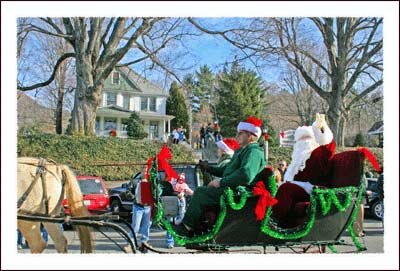 2007 Christmas Parade in the Boone North Carolina Mountains