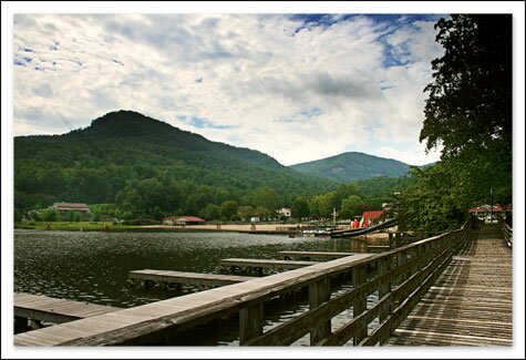 Chimney Rock and Lake Lure NC near Boone North Carolina