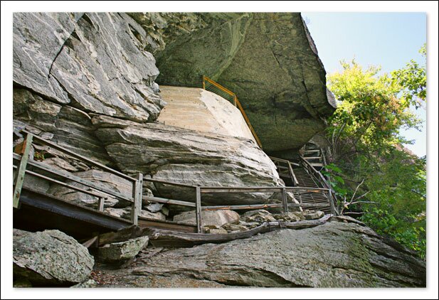 Chimney Rock and Lake Lure NC near Boone North Carolina