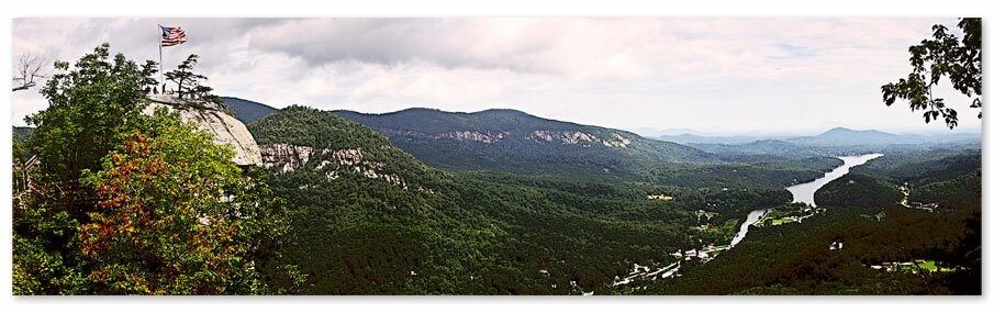 Chimney Rock and Lake Lure North Carolina