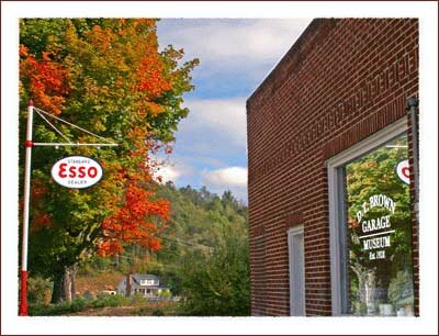 Fall Leaves at Watauga Lake near Boone North Carolina