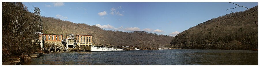 New River in Gauley Bridge West Virginia