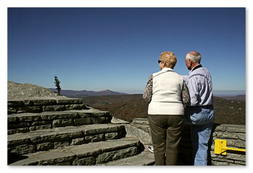 Grandfather Mountain in Linnville NC in the Boone North Carolina Mountains