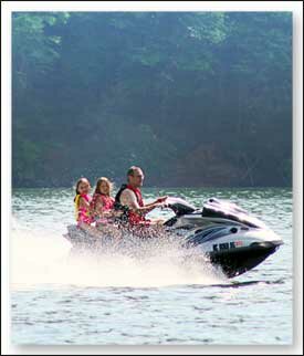 Jet Ski on Watauga Lake Tennessee