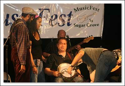 2010 Carolina Chocolate Drops at the Music Fest in Sugar Grove NC near Boone North Carolina