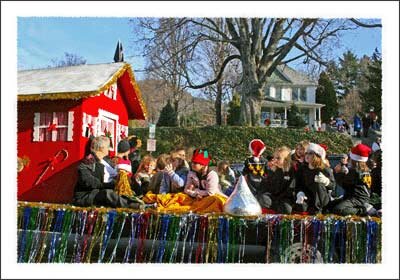 2007 Boone North Carolina Christmas Parade in the Mountains of North Carolina