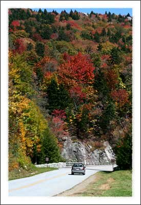 2009 Fall Colors on the Blue Ridge Parkway near Boone North Carolina