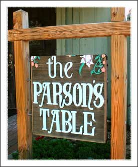 The Parson's Table in Jonesborough TN near Watauga Lake Tennessee