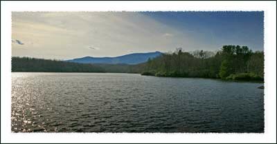 Julian Price Park on the Blue Ridge Parkway near Boone North Carolina in the Boone North Carolina Mountains