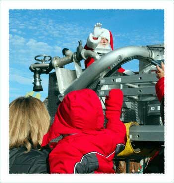 Santa Claus at the 2007 Blowing Rock North Carolina Christmas Parade