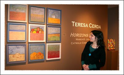 Artist Teresa Cerda in Boone North Carolina