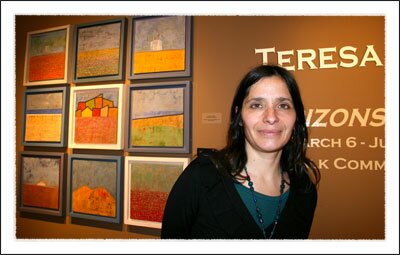 Artist Teresa Cerda in Boone North Carolina