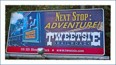 Tweetsie Roalroad Train Amusement Park in Blowing Rock North Carolina