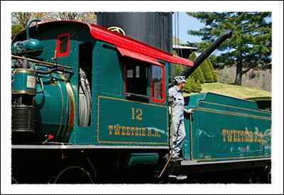 Tweetsie Railroad Amusement Park near Boone North Carolina Mountains