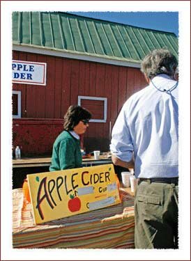 Apple Cider for sale at the Valle Country Fair in Valle Crucis North Carolina in the Boone North Carolina Mountains