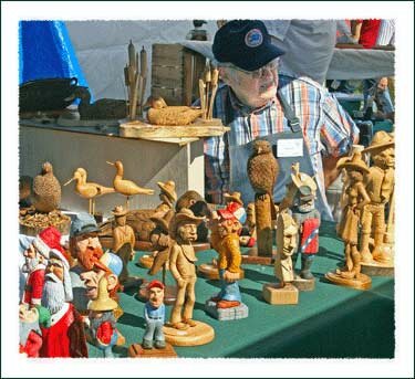 Sculpture at the Valle Country Fair in Valle Crucis North Carolina in the Boone North Carolina Mountains