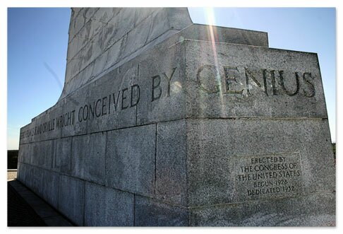 Wright Brothers National Memorial Site Kill Devil Hills NC near Kitty Hawk NC