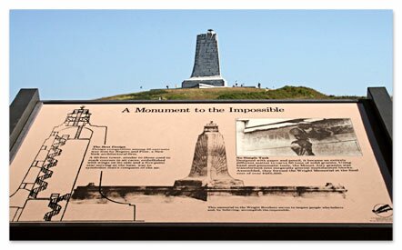 Wright Brothers National Memorial Site Kill Devil Hills NC near Kitty Hawk NC