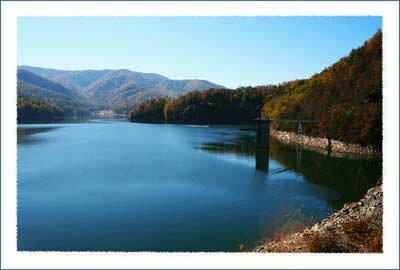 Watauga Lake Tennessee near Boone North Carolina