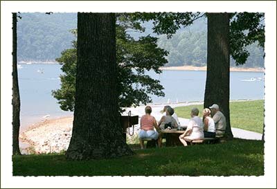 Watauga Lake Tennessee near Boone North Carolina