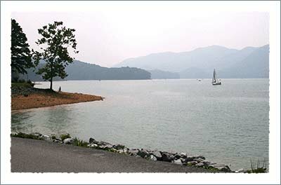 Watauga Lake Tennessee near Boone North Carolina