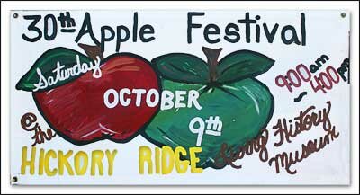 Apple Fstival in Boone NC